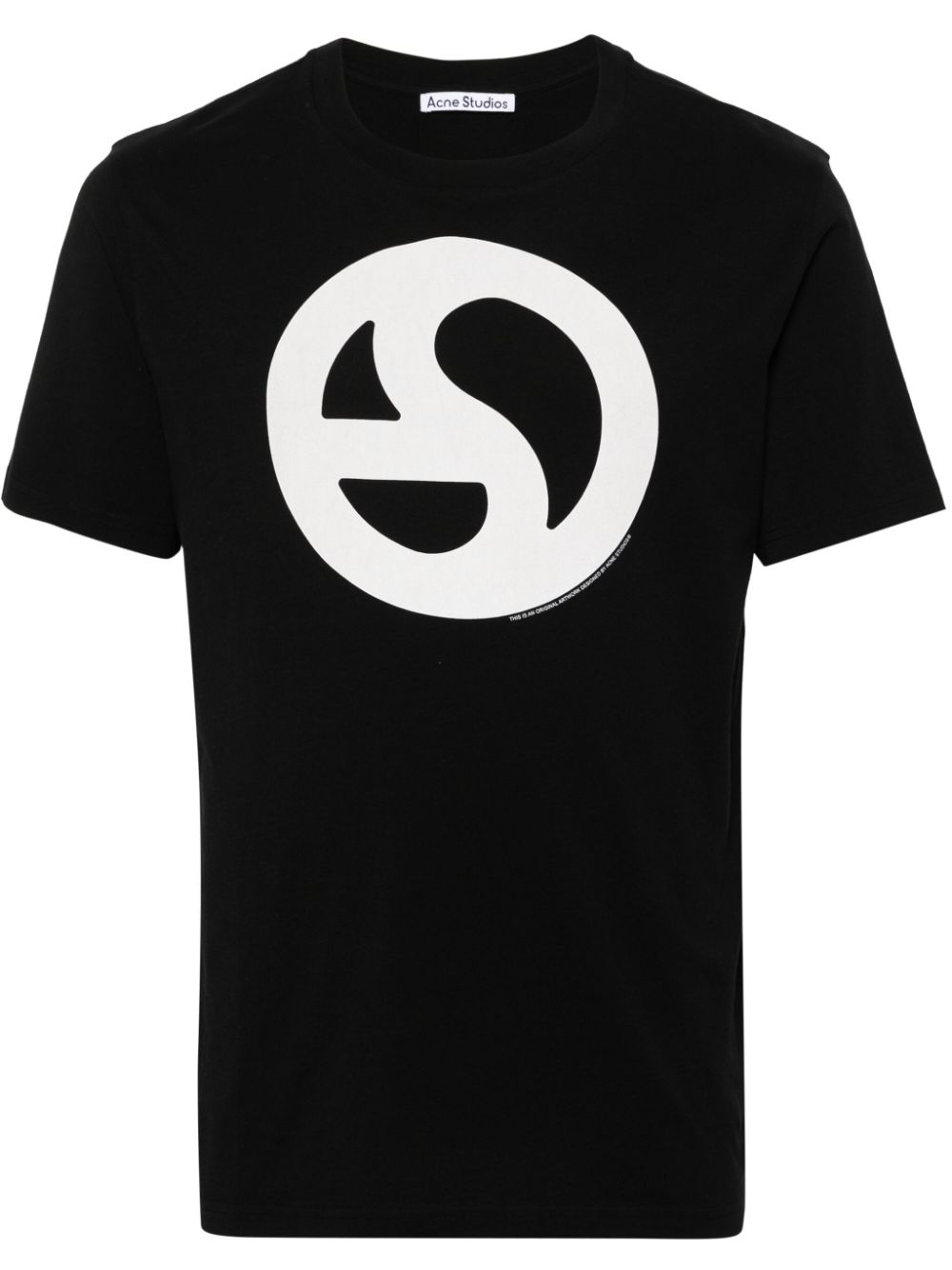 Acne Studios T-Shirt mit Logo-Print - Schwarz von Acne Studios