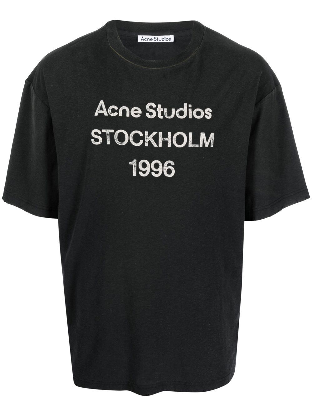 Acne Studios T-Shirt mit grafischem Print - Schwarz von Acne Studios