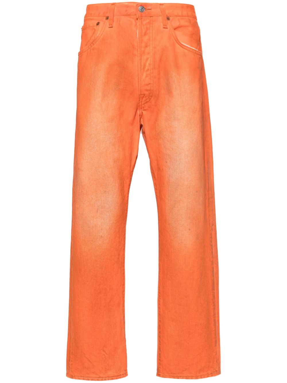 Acne Studios Tief sitzende Straight-Leg-Jeans - Orange von Acne Studios