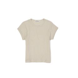 Beige Baumwoll-t-shirt Für Damen Von Acne Studios von Acne Studios
