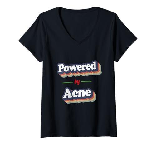 Damen Angetrieben durch Akne T-Shirt mit V-Ausschnitt Damen Angetrieben durch Akne T-Shirt mit V-Ausschnitt von Acne Vintage Design Co.