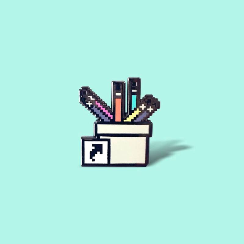 Ms Paint Hard Enamel Anstecker von AcneInc