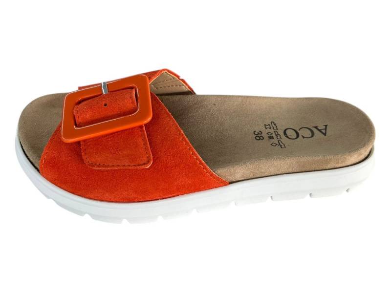 Aco ACO Damen Pantolette ABBY C1410119438-1695 orange Clog von Aco