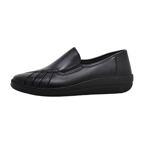 Aco Uschi 29 Damen Slipper in Schwarz, Größe 40 von Aco