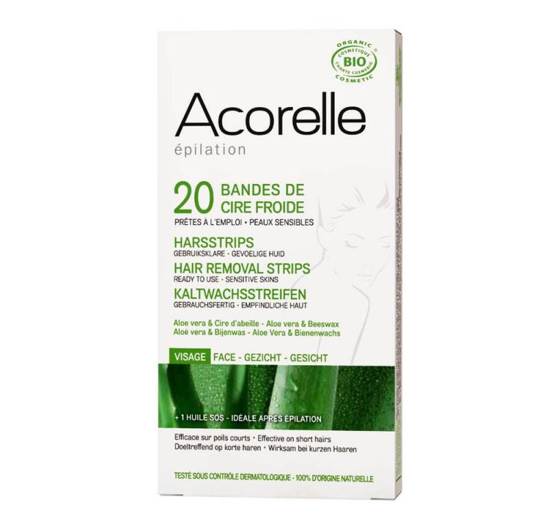 Acorelle Kaltwachsstreifen Kaltwachsstreifen - Gesicht 10x2 Stück von Acorelle