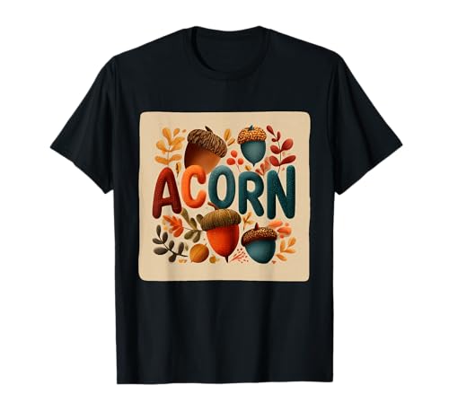 Tolles Herbst-Eichel-Kostüm für Jungen und Mädchen T-Shirt Tolles Herbst-Eichel-Kostüm für Jungen und Mädchen T-Shirt von Acorn Outfit