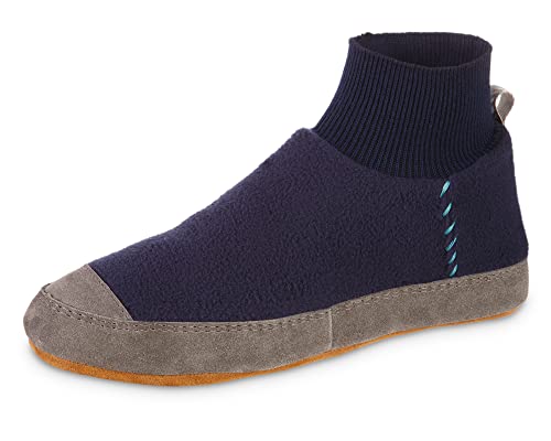 Acorn Unisex-Erwachsene Polar 1 Paar Knöchelsocken aus Fleece Hausschuh, Marineblau von Acorn