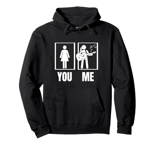 Stolze lustige Frauen Akustikgitarre Spieler Pullover Hoodie von Acoustic Guitar Gifts For Men