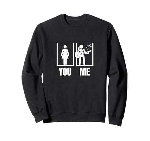 Stolze lustige Frauen Akustikgitarre Spieler Sweatshirt von Acoustic Guitar Gifts For Men