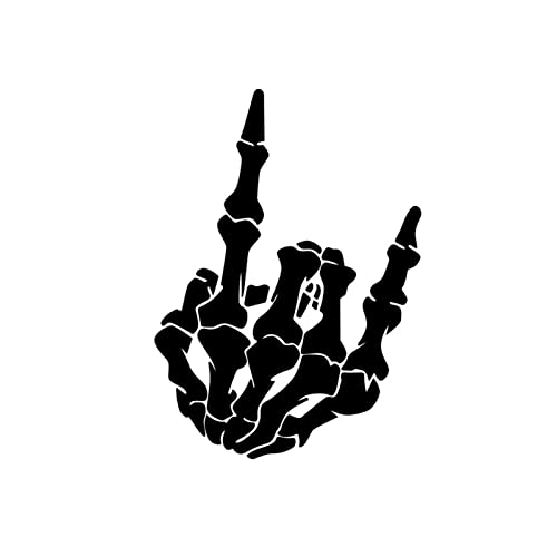 Acouto 2 PCs Skelett Handaufkleber Aufkleber Fenster Autoaufkleber für Autohaube, Fenster, LKW, SUV Als Laptops -LKWs Einfach die Installation. Schälen Dann usw. Position Korrekte Presse Skelett von Acouto