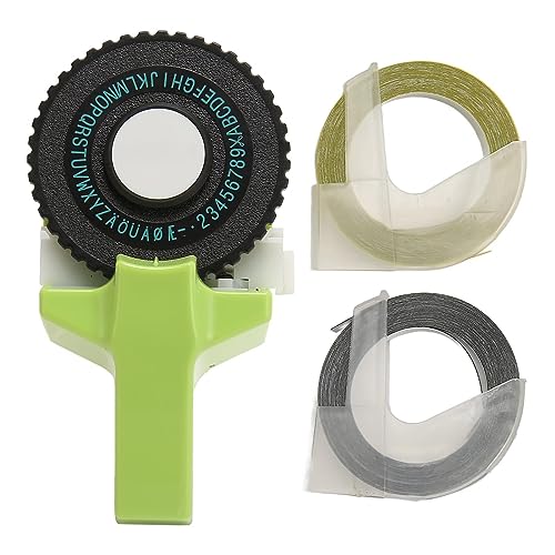 Manueller Prägeetikettendrucker, Einfacher Tragbarer Drucker, Ergonomisches Design, DIY-Scrapbooking-Heimorganisation von Acouto