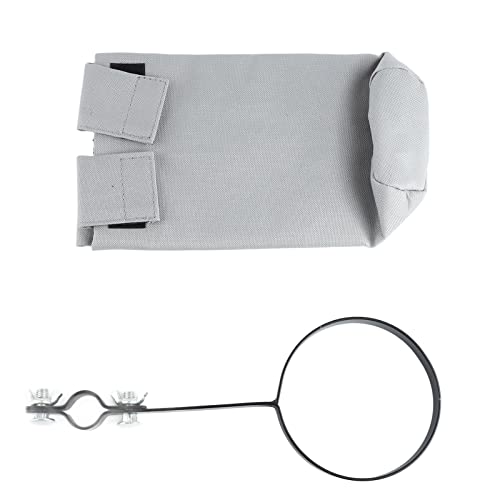 Acouto S Baghalter Großer Kapazität Ochse Tuch mit Klammer für das Spielen von WH05 Green S Bag Halter Holder Bagdrums Bagdrums Halter und Tragbar Unsere Trommeln Sie Sie benötigen. (WH04 Grau) von Acouto