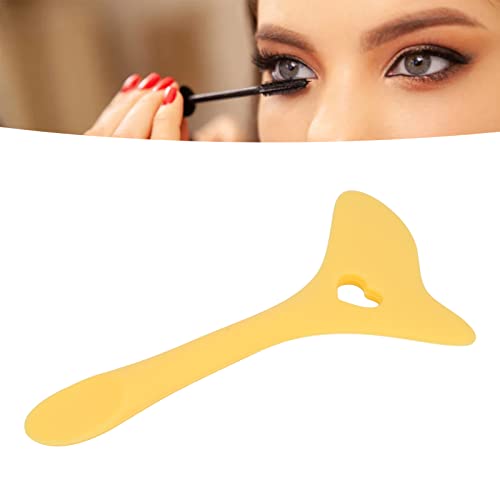 Eyeliner-Schablonen, Eyeliner-Schablonen, Flügelspitzen, Silikon-Hilfe, Wimpern-Pads, Mascaras, Augen-Make-up-Hilfe, Gesichtscreme-Masken-Applikator, (YELLOW) von Acouto