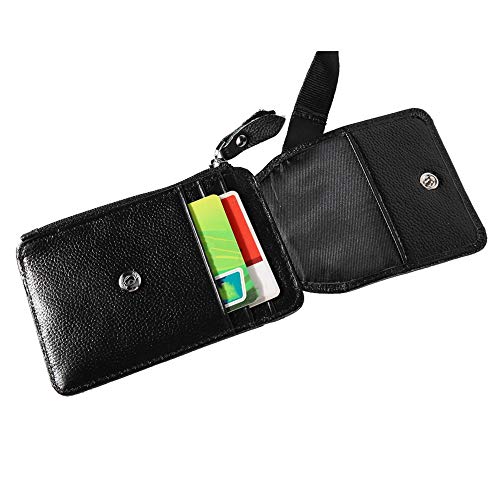 Kartenhalter Blockierung ID Abzeichen Kuh Brieftasche Hardware Vertikaler Lanyard Halskette Brieftasche Kreditkartenhalter Blockierkartenhalter ID Abzeichenhalter High Definitionskarte Transparente von Acouto