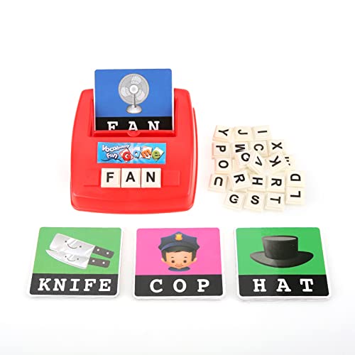 Lernspiel Rechtschreibspielzeug mit 26 Buchstaben für kleine Kinder von Acouto