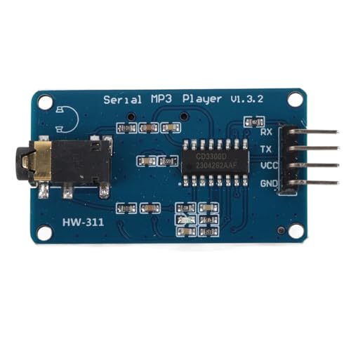 MP3-Player-Modul UART Serial Port Control Music Play Board mit Speicherkartensockel für Leonardo Due von Acouto