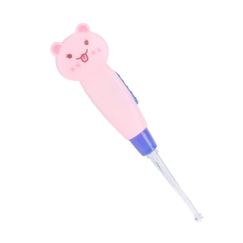 Niedliche Cartoon LED Taschenlampe Earpick Earwachs Entferner mit Schaufeligen Pinzetten Sauberer Werkzeug Abs Earpick Ist Mehr Earpick Baby Earpick Taschenlampe Earpick LED von Acouto