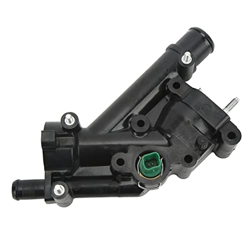Thermostatgehäuse mit Sensor 1338AV Ersatz für C4 2004 2010 für 307 406 407 607 Montage Thermostatgehäuse mit Sensor Thermostatgehäuse Ersatz Thermo von Acouto
