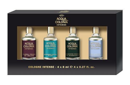 4711 Acqua Colonia® Intense Miniaturenset | Eau de Cologne - Wellness für die Sinne | 4x8ml Natural Spray von 4711