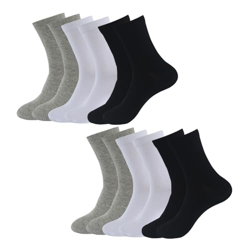 Acramy Sneaker Socken Unisex 6 Paar Herren Damen Atmungsaktive Laufsocken Tennissocken Baumwoll Sportsocken (38-42, Mehrfarbig) von Acramy