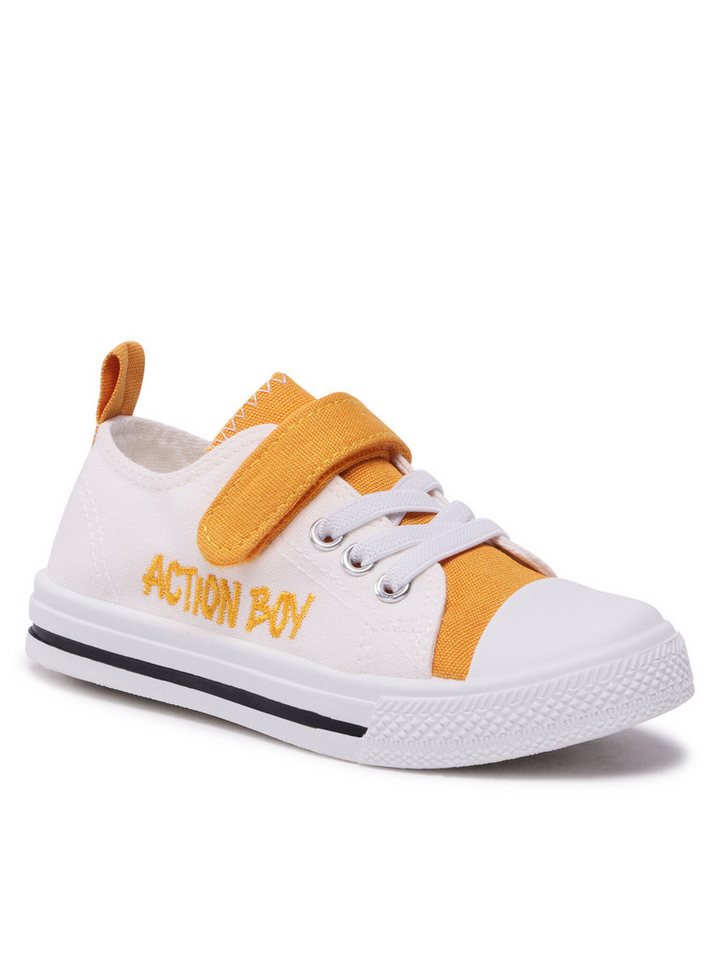 Action Boy Sneakers aus Stoff CF21209 Yellow Sneaker von Action Boy