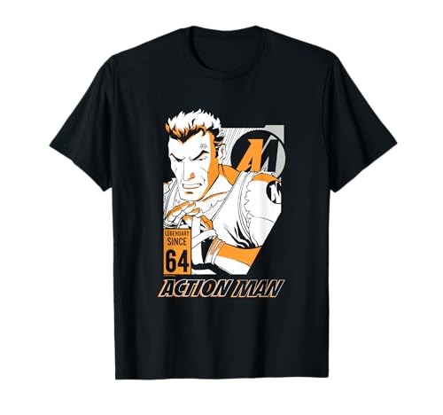 Action Man Cartoon Kampf Pose T-Shirt Action Man Cartoon Kampf Pose T-Shirt von Action Man