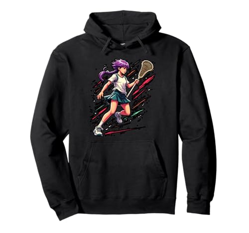Lacrosse Mädchen Running Graphic Sportliches Design Pullover Hoodie Lacrosse Mädchen Running Graphic Sportliches Design Pullover Hoodie von Active Lacrosse Girl Design for Sports Lovers