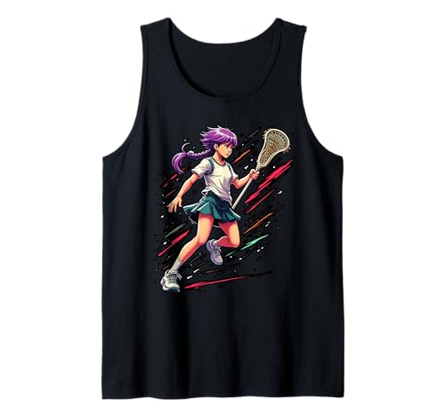 Lacrosse Mädchen Running Graphic Sportliches Design Tank Top Lacrosse Mädchen Running Graphic Sportliches Design Tank Top von Active Lacrosse Girl Design for Sports Lovers