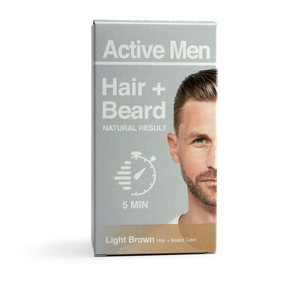 Active Men Bart- und Haarfarbe – Hellbraun (1-pack) Active Men Bart- und Haarfarbe – Hellbraun (1-pack) von Active Men