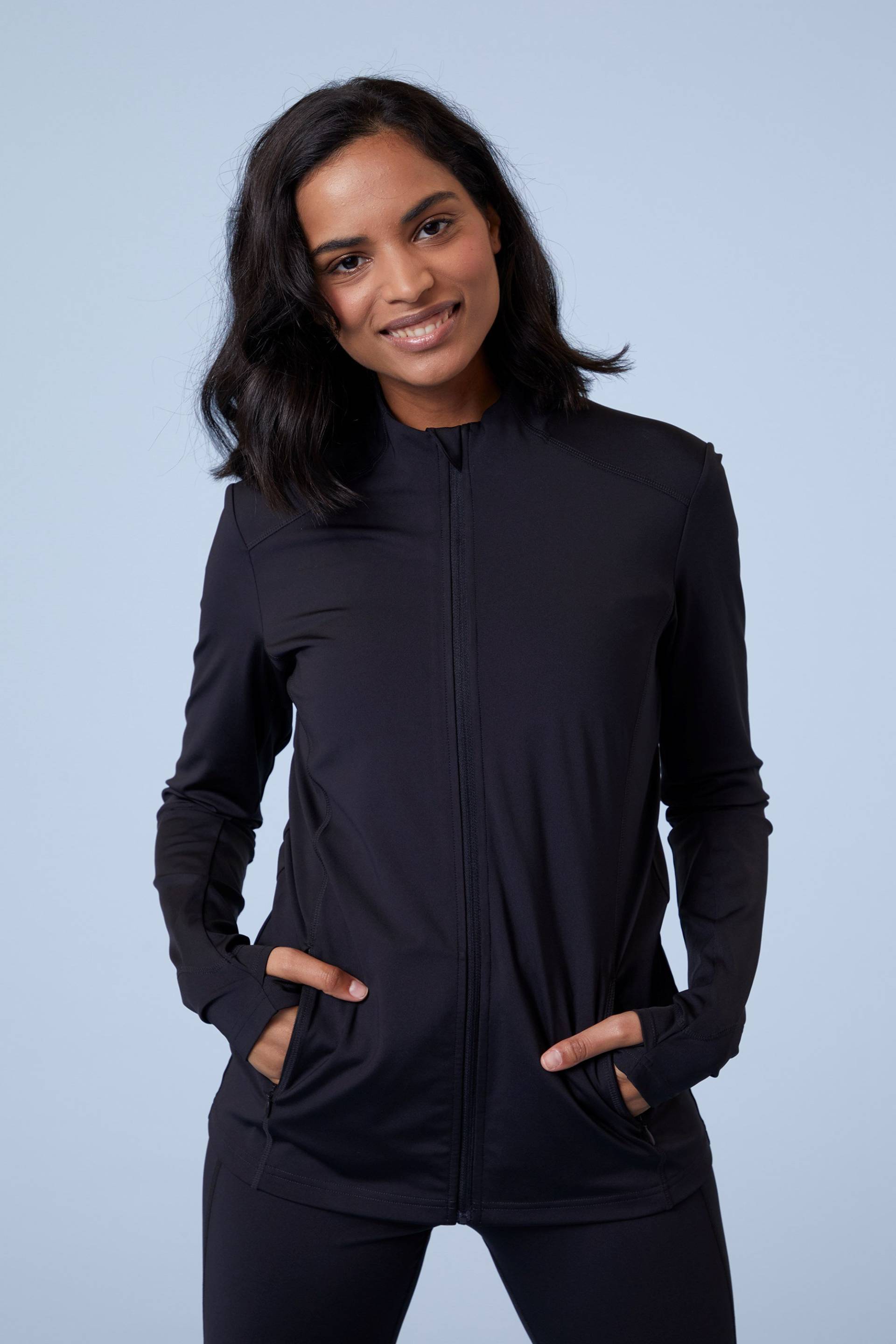 Action Shot Midlayer für Damen - Schwarz von Active People