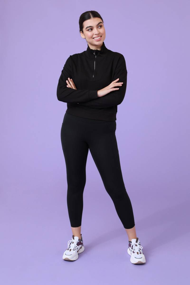 Cadence Damenpullover - Schwarz von Active People
