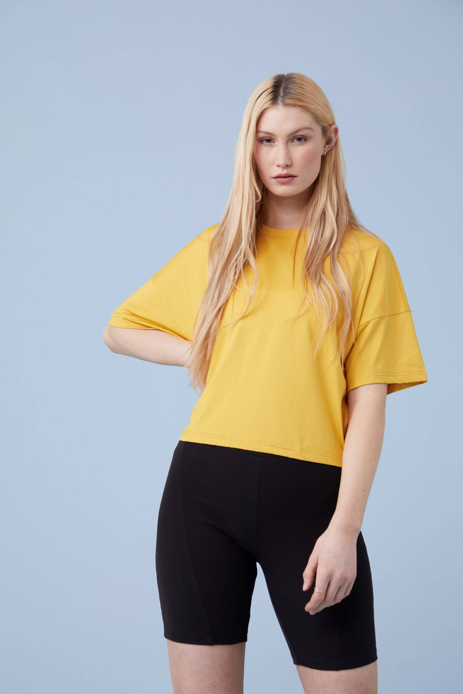 Shadow Crop-Top für Damen - Gelb von Active People