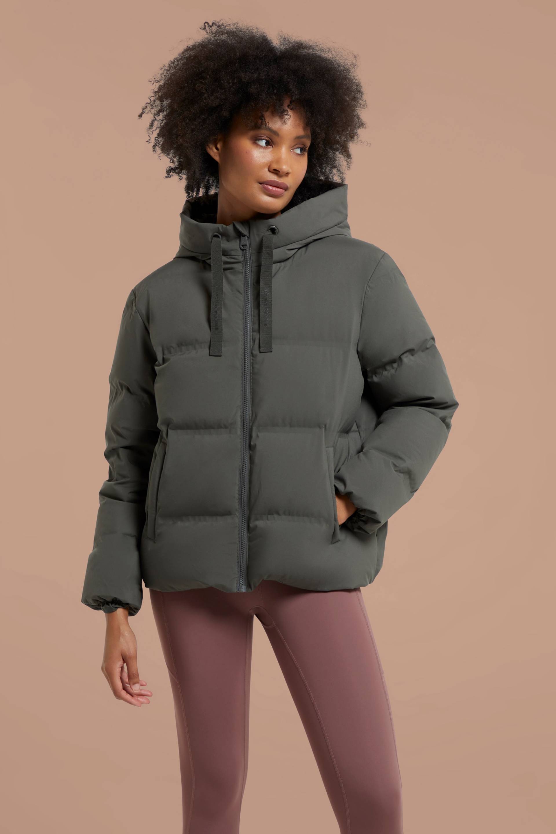 Damen Cosi Cloud Daunenjacke - Khaki von Active People