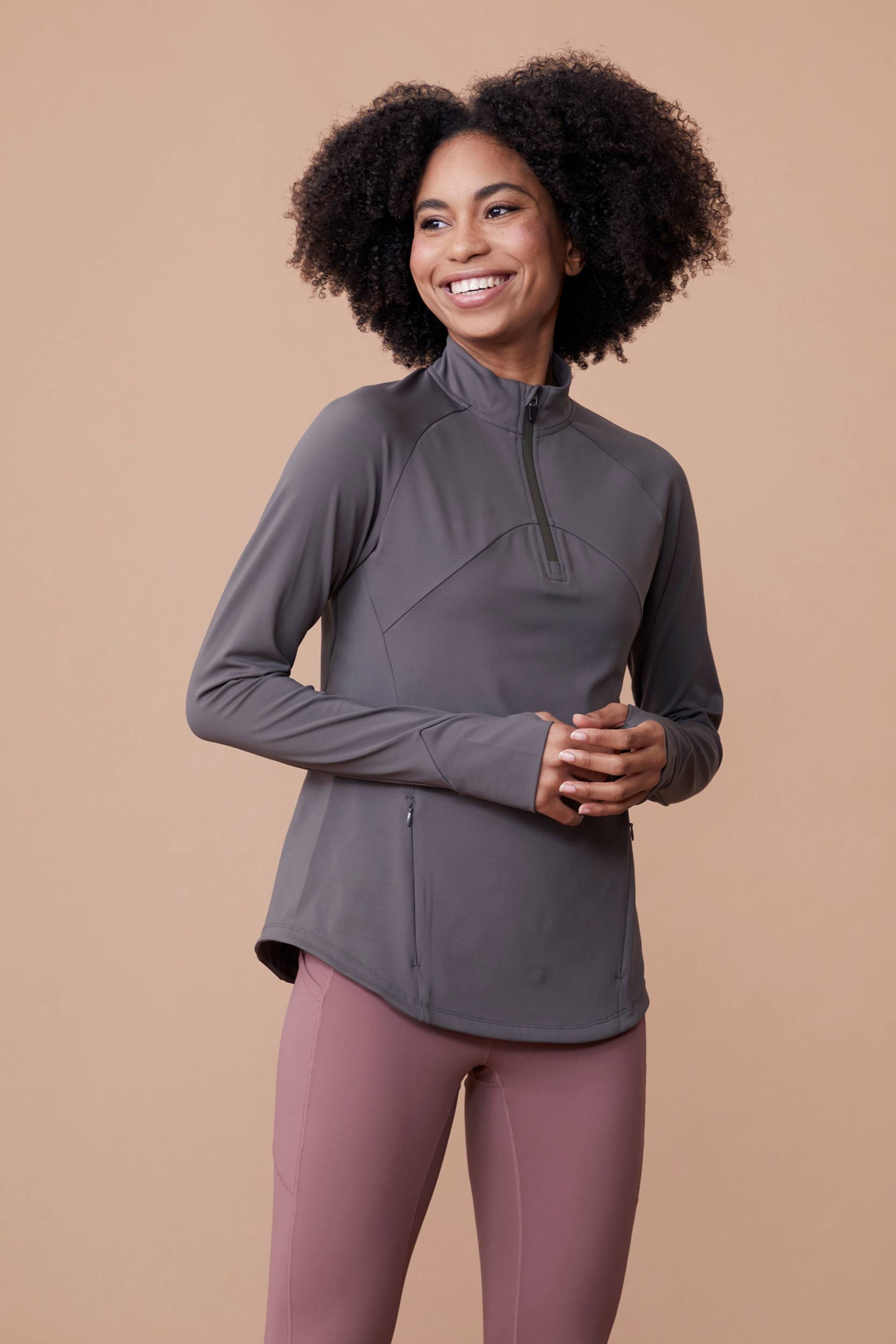 Go Getter Damen-Midlayer - Khaki von Active People