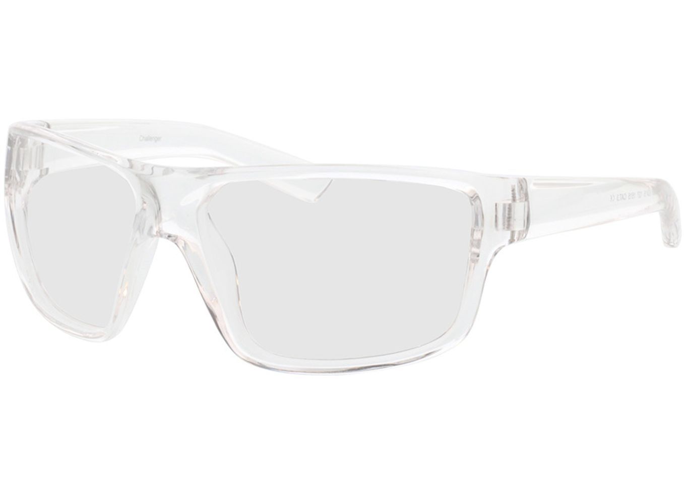 Challenger - transparent Brillengestell inkl. Gläser, Vollrand, Eckig von Active by Brille24