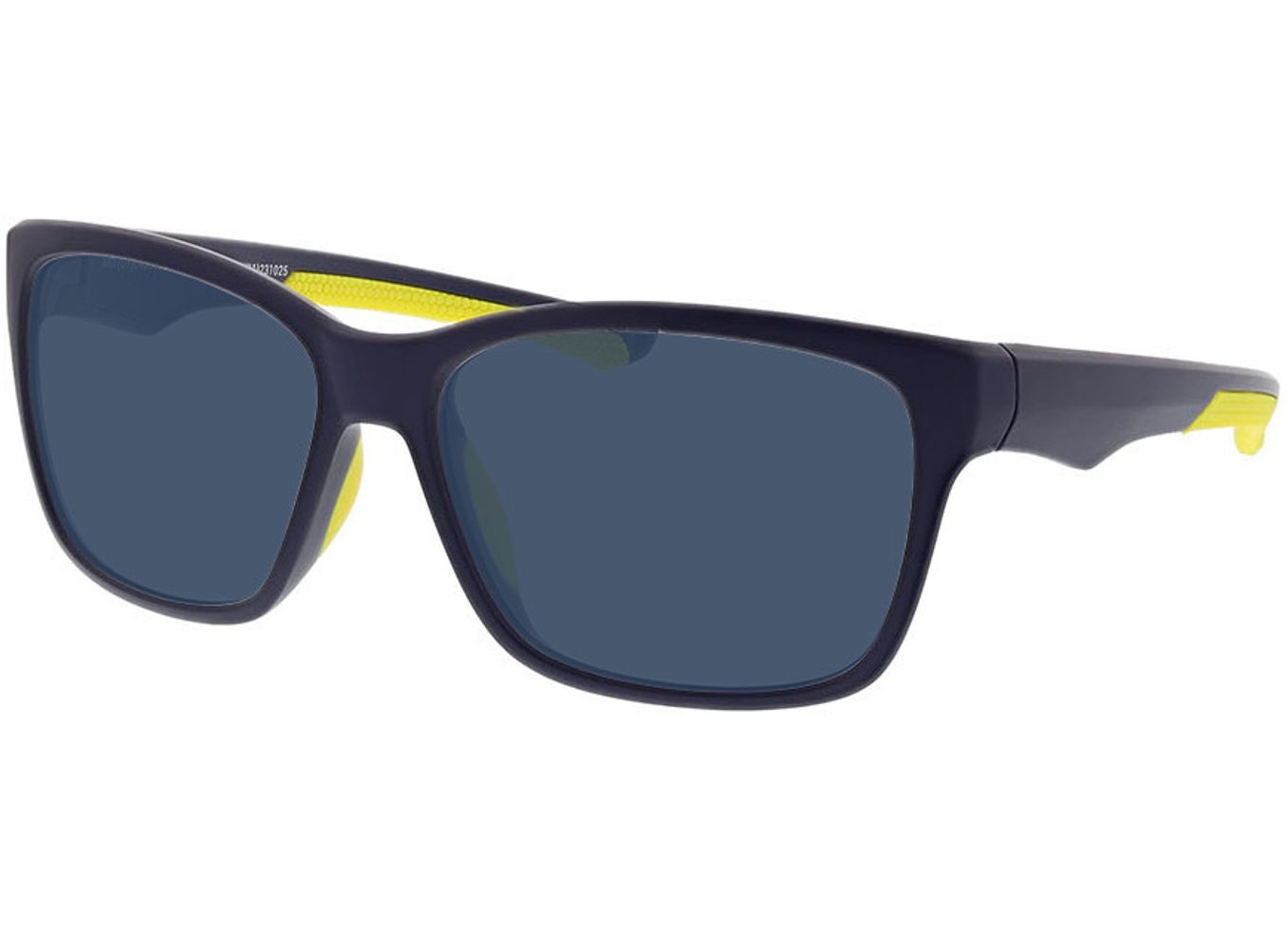 Force - matt blau/gelb Sonnenbrille ohne Sehstärke, Vollrand, Rechteckig von Active by Brille24
