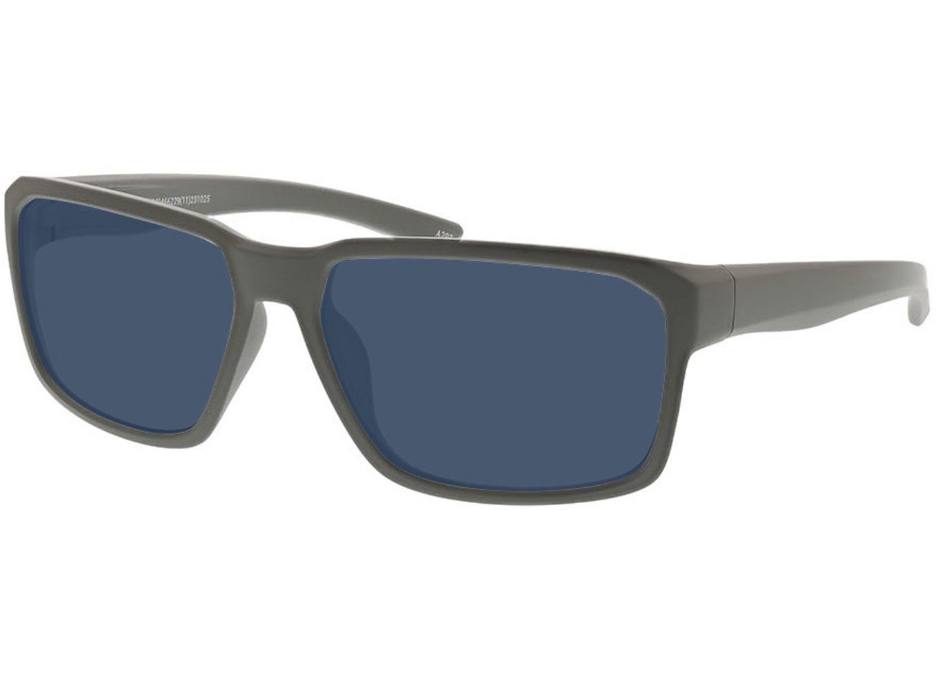 Rocket - matt grau Sonnenbrille mit Sehstärke, Vollrand, Rechteckig von Active by Brille24