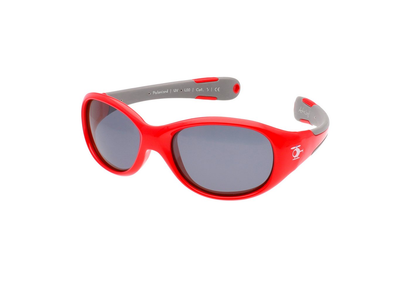 ActiveSol SUNGLASSES Sonnenbrille Baby 0-24 Monate (in bunten Farben & mit pfiffigen Motiven) Polarisiert, BPA-frei, mit Kopfband von ActiveSol SUNGLASSES