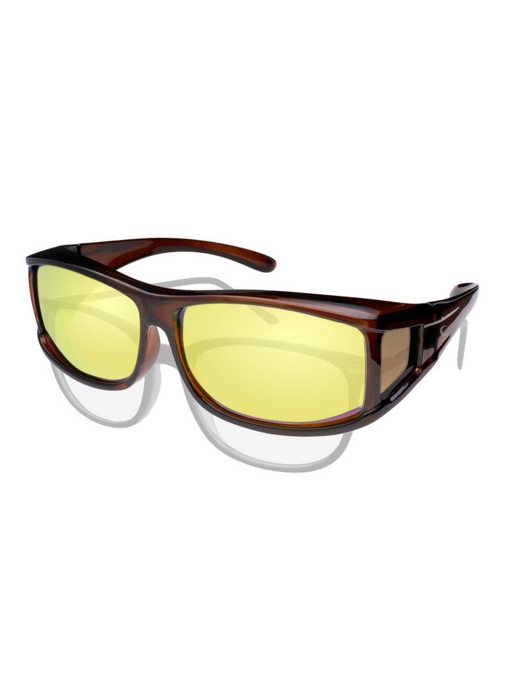 ActiveSol Sonnenbrille Überzieh-Sonnenbrille Classic, Herren polarisierte, UV-Schutz, Mit Seitenfenster von ActiveSol