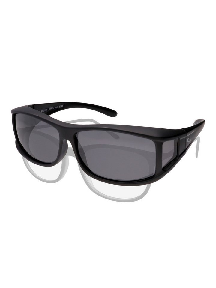 ActiveSol Sonnenbrille Überzieh-Sonnenbrille Classic, Herren polarisierte, UV-Schutz, Mit Seitenfenster von ActiveSol