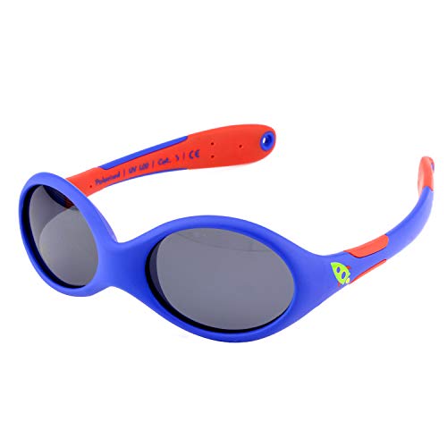 ActiveSol BABY Sonnenbrille 0–18 Monate, 100% UV-Schutz, BPA-frei, polarisiert, verstellbares Band, Prüfengel Bestnoten von ActiveSol