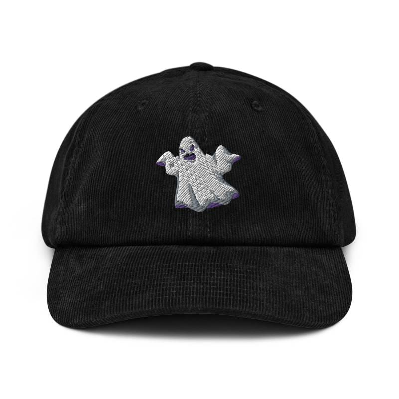 Limited Run Cord Embroided Ghost/Handgeschnittene Mütze von ActiveVibe