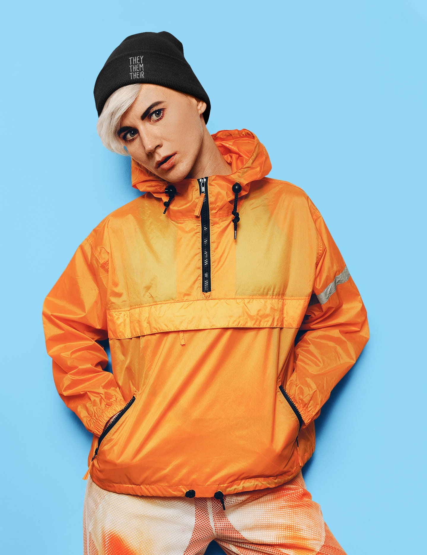Sie Sie Ihre Pronomen Transgender Trans Geschenk Hut Stricken Beanie Sie Sie Ihre Pronomen Transgender Trans Geschenk Hut Stricken Beanie von ActivistChic