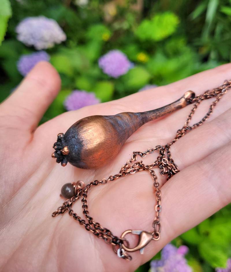 Elektrogeformter Kupferanhänger Rustikale Boho Halskette Elektrogeformter Kupferanhänger Rustikale Boho Halskette von AcuLoveJewelryDesign