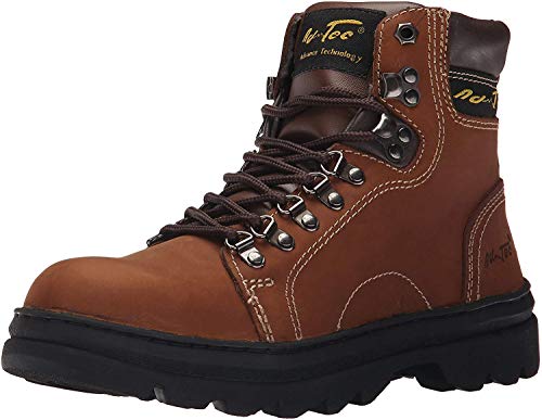 ADTEC Men s 6" Work Hiker Boots, Slip Resistant, Leather, Construction Boot + Hiking, Crazy Horse, 14 W US von Ad Tec