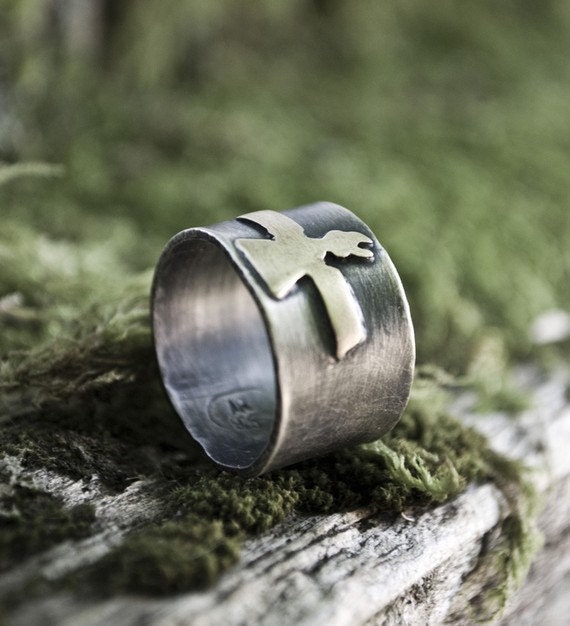 Anpassbare Sterling Silber Ihre Wahl Des Symbols, Design, Zitat | Sonderanfertigung - Ring/ Band Anpassbare Sterling Silber Ihre Wahl Des Symbols, Design, Zitat | Sonderanfertigung - Ring/ Band von AdaRosman
