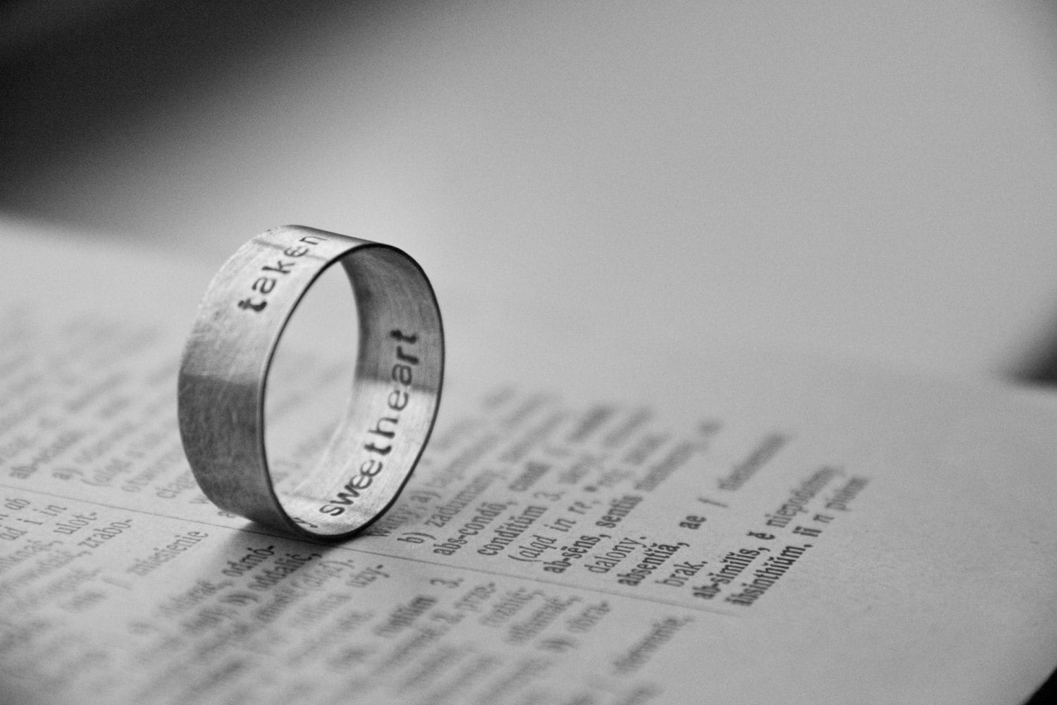 Genommen Mein Schatz Sterlingsilber | Anfertigung Auf Bestellung - Ring Genommen Mein Schatz Sterlingsilber | Anfertigung Auf Bestellung - Ring von AdaRosman
