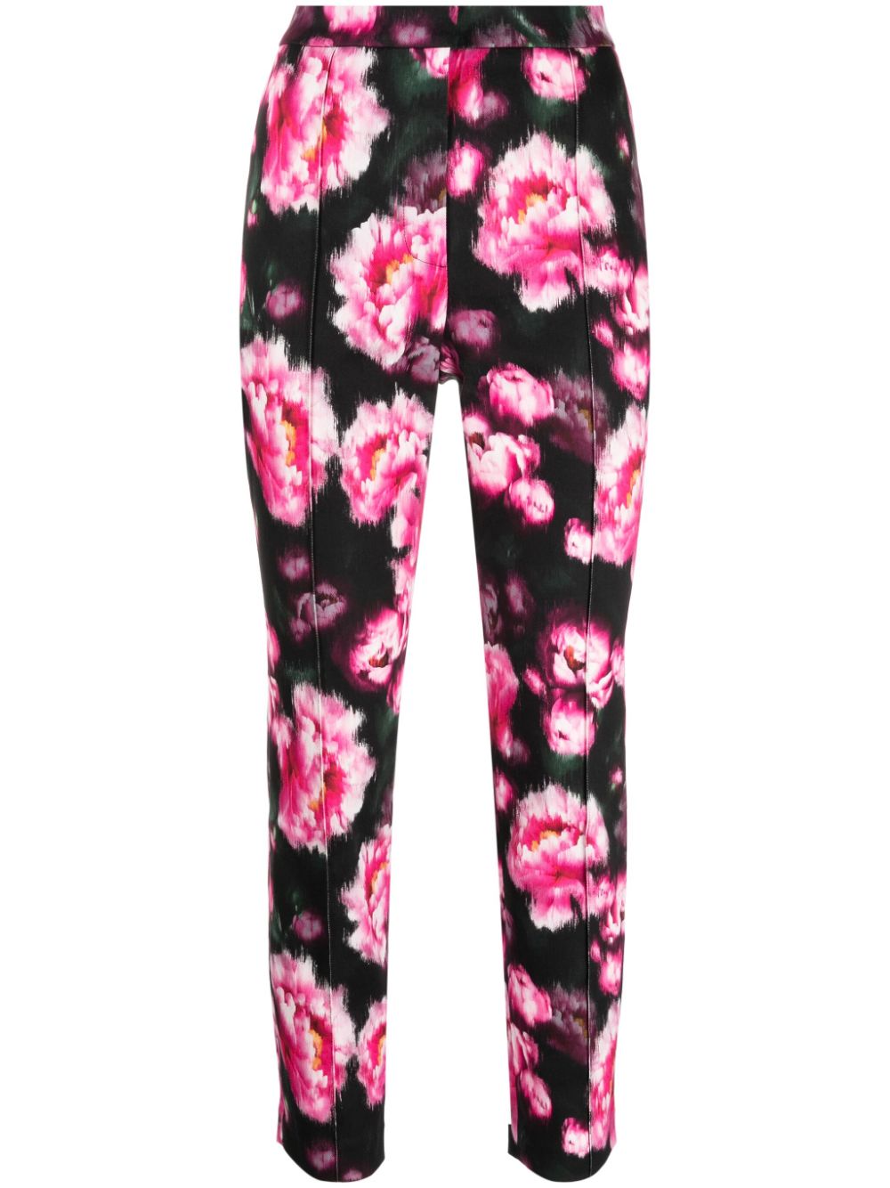 Adam Lippes Daphne Hose mit Blumen-Print - Schwarz von Adam Lippes