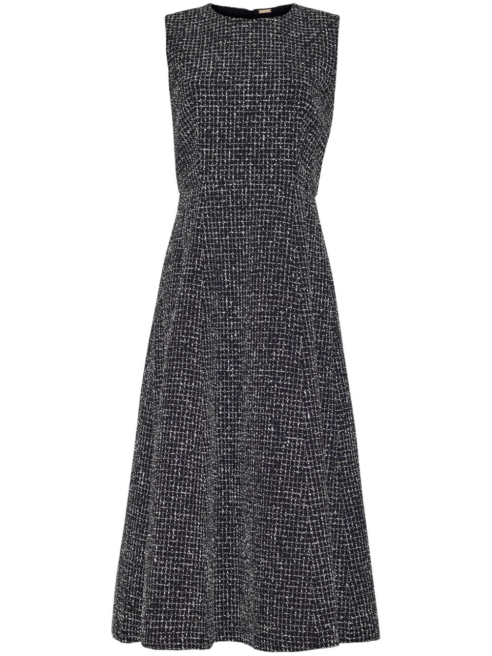 Adam Lippes Eloise Midikleid aus Tweed - Schwarz von Adam Lippes