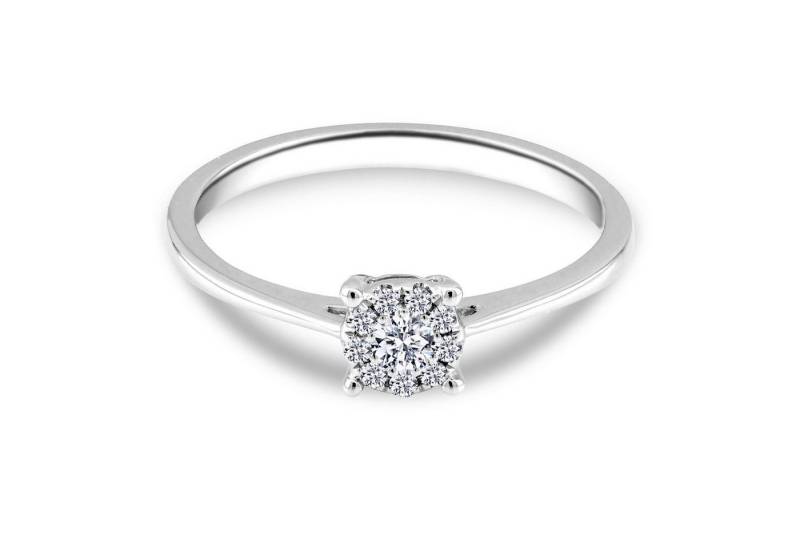 Adam & Eve Diamantring Verlobungsring - Goldring • 585/- Gold "AE31" - Solitärring von Adam & Eve